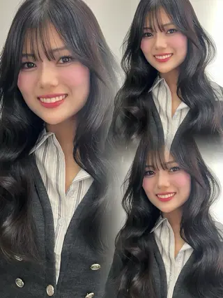 ロング HIMARI/レイヤ ー/透明感カラー🤍のヘアスタイル