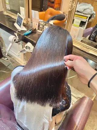 ロング カラー 癖毛&ダメージ改善 カット/soyaのヘアスタイル