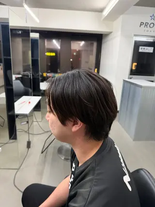 メンズ 渋谷／ブリーチ／ カラーモデル／はるとのヘアスタイル