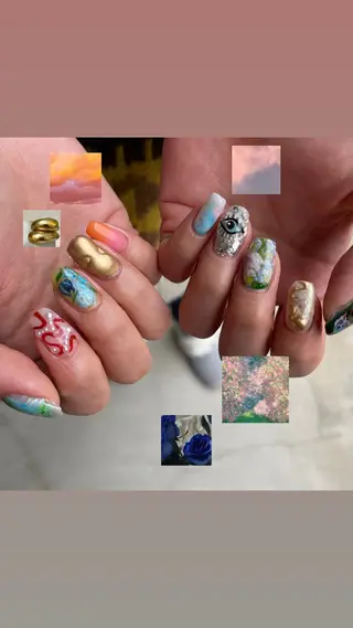 ネイル RooM tani /個性派ニュアンスのネイルデザイン