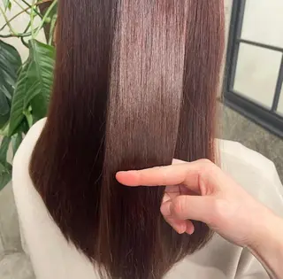 セミロング ブリーチなしダブルカ ラー🩶manamiのヘアスタイル
