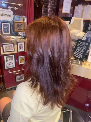 カラー レイヤーカット/ カラー/長谷恵花のヘアスタイル