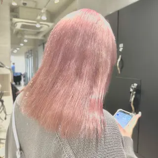 セミロング カラー ハイトーン･髪質改善 MIOKAのヘアスタイル