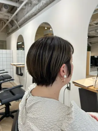 ショート 新潟/万代/レイヤー 韓国風/明間未来のヘアスタイル