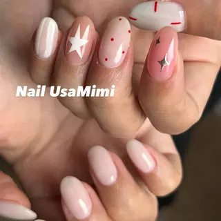 ミディアム 本町Nail Usa Mimi  SAKIのネイルデザイン