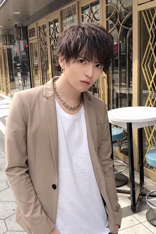 ショート メンズ 曲がる縮毛矯正 髪質改善/西尾 幸樹のヘアスタイル