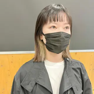 ミディアム カラー パーマ アラキチヒロ THE REMMYのヘアスタイル