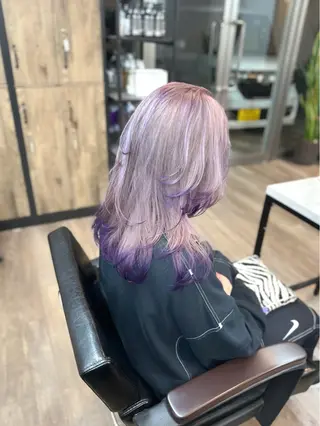 セミロング カラー VIF所属・🗻飯田誠也🗻 カットカラー得意のヘアスタイル