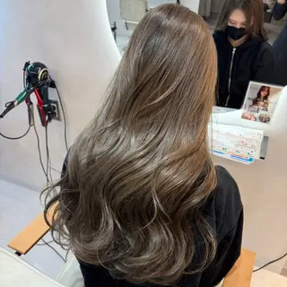 ロング カラー enu所属・enu梅田 韓国ヘア ゆりのヘアスタイル