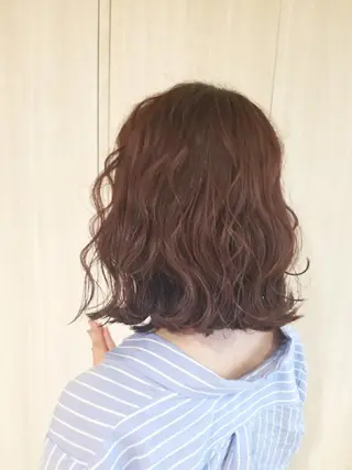 ミディアム カラー Le Lien カジのヘアスタイル