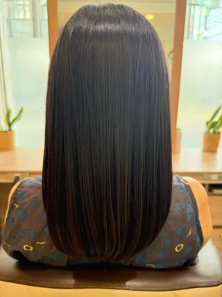 ミディアム 髪質改善・ストレート ‪✂︎‬東 大珠✂︎のヘアスタイル