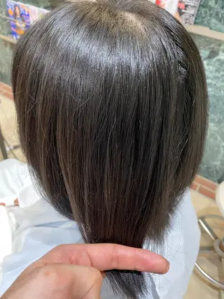 ミディアム タナカ レイヤのヘアスタイル
