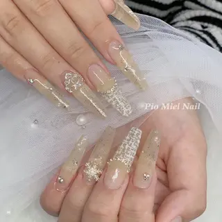 ネイル HANA 長さだしのネイルデザイン