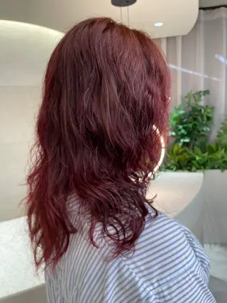 ロング カラー パーマ 🎀レイヤー/パーマ カラー/ai🎀のヘアスタイル
