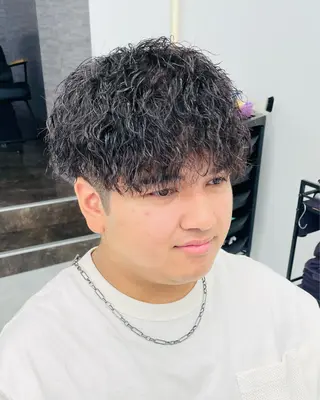 パーマ メンズ 👑メンズ/パーマ/ 小島桐弥👑のヘアスタイル