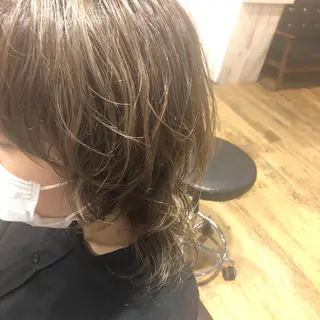 ミディアム カラー パーマ 【髪質改善】関根 拓斗のヘアスタイル