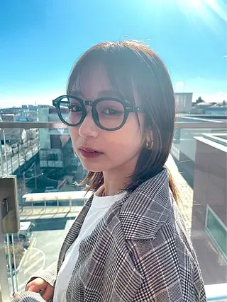 ミディアム La fith hair rond 立川店所属・kyosuke 透明感カラーのヘアスタイル