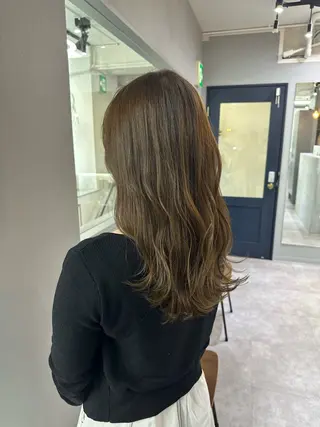 セミロング 似合わせcut/艶 color🫧ひかりのヘアスタイル