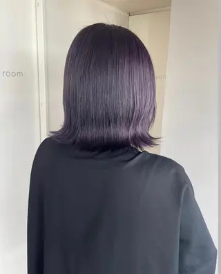 ミディアム soyon心斎橋所属・♡透明感/艶カラー/ M a I ♡のヘアスタイル