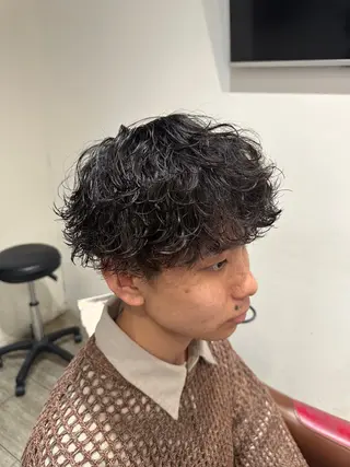 メンズ レイヤー/髪質 改善/岡田遥希のヘアスタイル