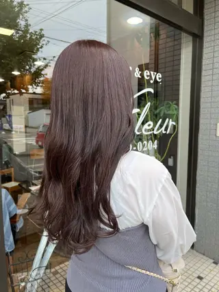 ロング Un Fleur所属・立野 希沙のヘアスタイル