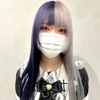 ロング カラー デザインカラー/パー マ🦖外岡咲希🦖のヘアスタイル