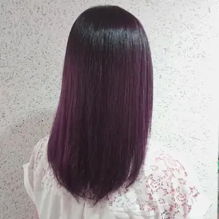 ミディアム カラー パーマ ヘアアレンジ かわい ゆうな 髪質改善/縮毛矯正のヘアスタイル