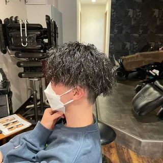 ショート パーマ メンズ Wataru 髪質改善カラー💎のヘアスタイル