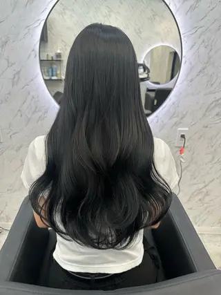 ロング カラー 遠藤沙也加 /レイヤーカットのヘアスタイル