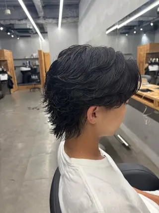 ミディアム パーマ メンズ メンズ支持率NO.1 マサキのヘアスタイル