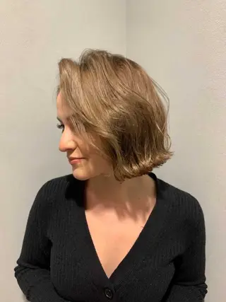 ミディアム TIDE HAIR 高槻店所属・TIDEHAIR. IKUのヘアスタイル