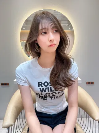 ロング カラー レイヤー✨縮毛矯正 川村利幸のヘアスタイル