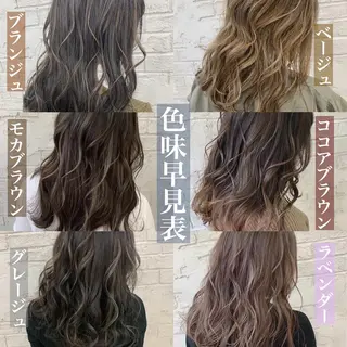 セミロング 🇺🇸ハイライト特 化美容師🇺🇸漆沢のヘアスタイル