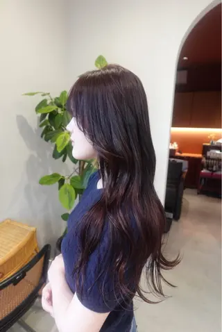 ロング カラー ramphy 加藤 美羽のヘアスタイル