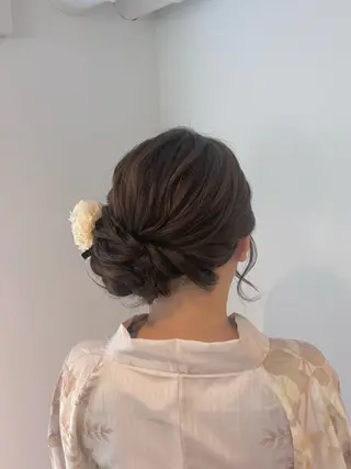 ロング ヘアアレンジ 都築 明日香のヘアスタイル