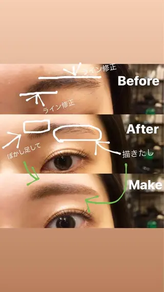 マツエク・マツパ ⭐️Eye＆Eyeblowsalon⭐️Dafne⭐️所属・Dafne SAIのマツエク・マツパデザイン