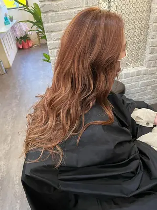 ロング カラー ヘアアレンジ レイヤー/ウルフ ハイトーンhiroのヘアスタイル