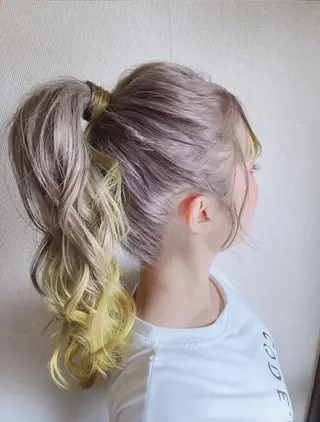 セミロング 橋本 しゅうまのヘアスタイル
