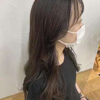ロング カラー SALOWIN 立川所属・MAYU /ナチュラルヘア🌷のヘアスタイル