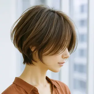 ショート 美才治   秀欣 (ビサイジ ヒデキ)のヘアスタイル