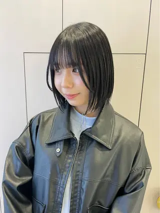 ショート カラー 暖色/オリーブカラー /中村未来🍒🫒のヘアスタイル