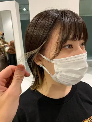 ショート ヨシミ カズヤのヘアスタイル