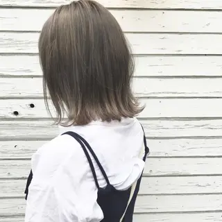 ミディアム カラー 松田卓也🌟美髪矯正 🌟小顔🌟艶髪のヘアスタイル