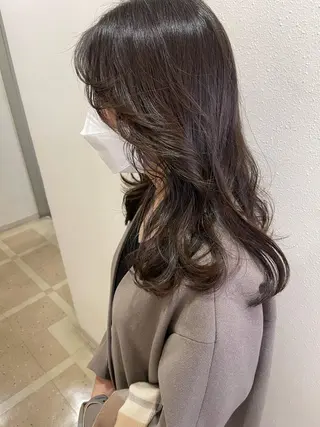 セミロング 韓国 / 中国ヘア 🦋Noniのヘアスタイル