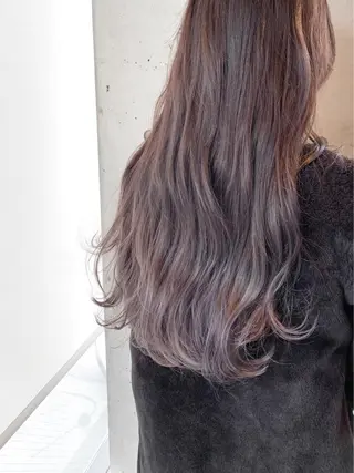 ロング カラー conne&riri所属・MAYU 💚森下のヘアスタイル