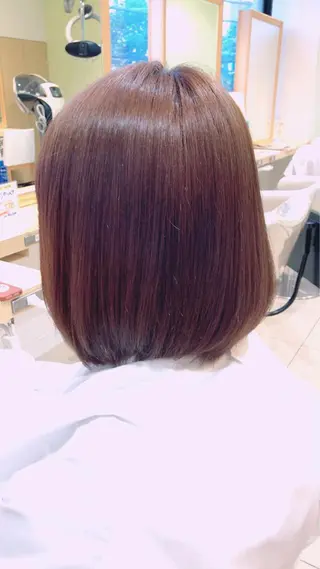 ミディアム カラー 30代からの大人 ショートのヘアスタイル