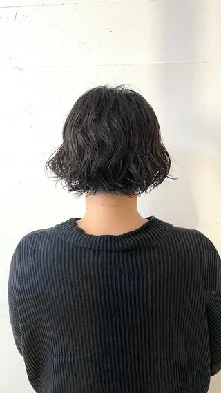 ショート パーマ e’s所属・honoka/bob /縮毛矯正/髪質改善のヘアスタイル
