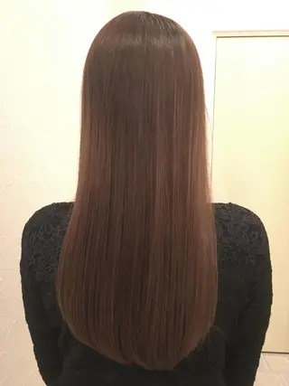 セミロング カラー パーマ IVY joure Suzu.のヘアスタイル