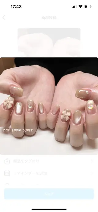 ネイル nail room  cuore所属・松尾 典子のネイルデザイン