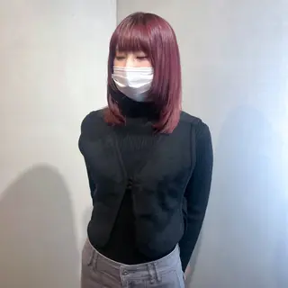 カラー Aya/四条烏丸/ インナーカラーのヘアスタイル